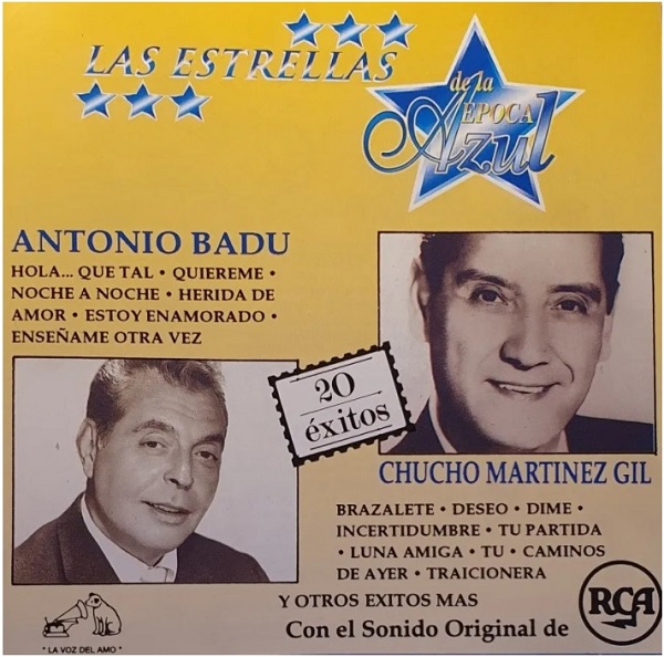 Antonio Badu - Chucho Martinez Gil - Las Estrellas De La Epoca Azul -  Submarino Amarillo Mexico