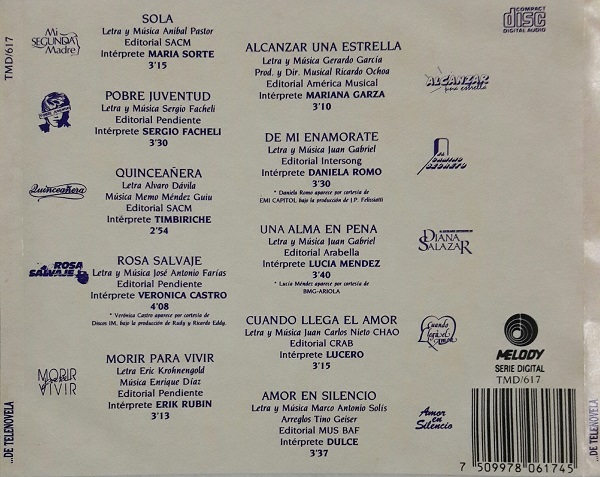 De Telenovela ( Maria Sorte-Veronica Castro-Sergio Facheli-Mariana Garza-Timbiriche-Lucia Mendez-Etc ) 2 De Telenovela ( Maria Sorte-Veronica Castro-Sergio Facheli-Mariana Garza-Timbiriche-Lucia Mendez-Etc ) - Imagen 2
