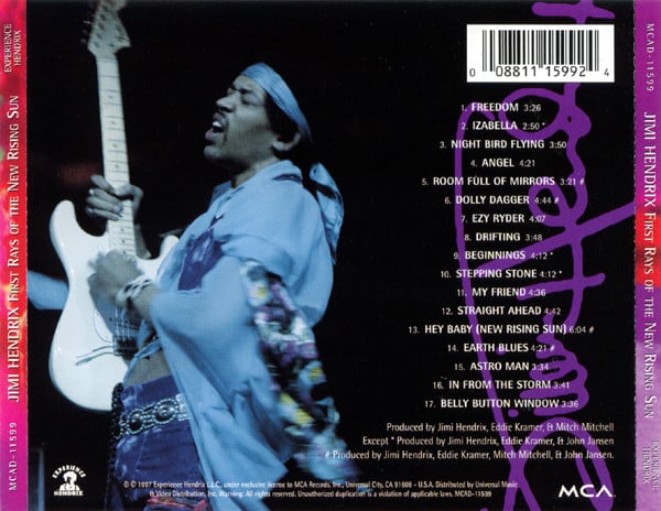 Jimi Hendrix - First Rays Of The New Rising Sun - Submarino Amarillo Mexico
