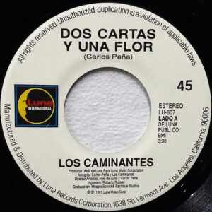 Los Caminantes - Dos Cartas Y Una Flor