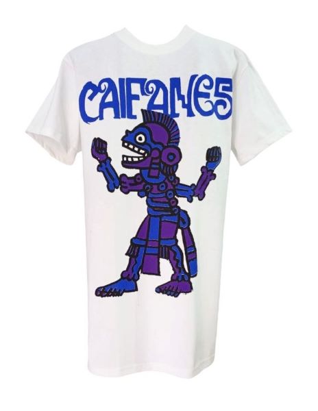 Playera Caifanes - Figura Azteca ( Color Blanco ) 1 Playera Caifanes - Figura Azteca ( Color Blanco )