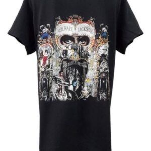 playera michael jackson dangerous color negro f