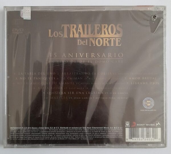 Los Traileros Del Norte - 35 Aniversario En Vivo Desde El Domo Care ( Cd + Dvd ) - Imagen 2